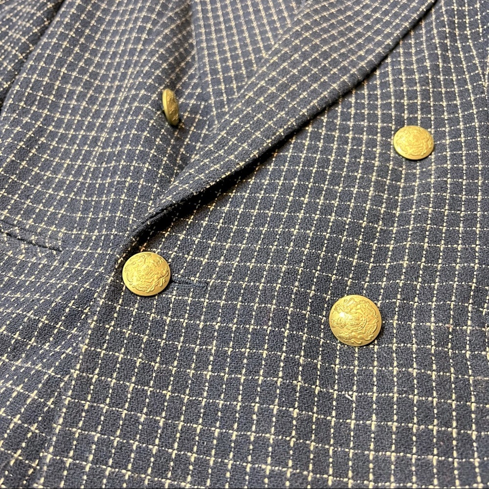 Vintage Kim Rogers Oversized Navy Blazer Jacket - Picture 2 of 6